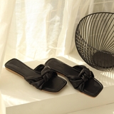 Puffy Bow Sandals