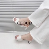 Giày cao gót xỏ ngón quai bầu