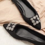 Square Crystal Sandals