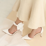 Lizaa Bow Strap Pumps