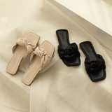 Puffy Bow Sandals