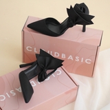 Lizaa Bow Strap Pumps