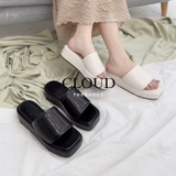 Dép đế bánh mì quai ngang - chéo - xỏ