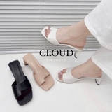 Giày cao gót xỏ ngón quai bầu