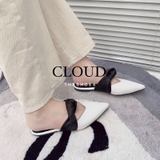 Giày bệt mũi nhọn quai xoắn