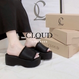 Dép bánh mì viền tua