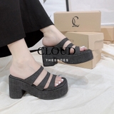 Dép bánh mì ba quai