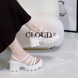 Giày sandal đế bánh mì bốn dây