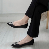 Square Crystal Sandals