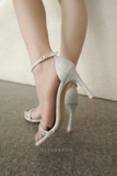 Silver Bling High Heel
