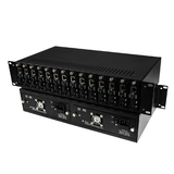 Khung tập trung 14 bộ chuyển đổi quang điện gắn rack 19 inch