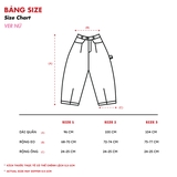 THEM® Denim Pants Relaxed Double Pocket ( ĐEN CÁT )