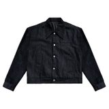 THEM® Denim JACKET Relaxed Double Pocket ( ĐEN CÁT )