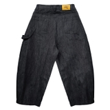 THEM® Denim Pants Relaxed Double Pocket ( ĐEN CÁT )