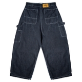THEM® Jeans Double Knee Raw Denim Wide Fit Pants
