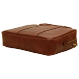 TÚI LAPTOP NAM DA CALFSKIN MÀU NÂU 030191MA * 91Ma  – OLD ANGLER - SẢN XUẤT THỦ CÔNG TỪ ITALY