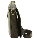 TÚI ĐEO CHÉO MÀU ĐEN 031191NE - 91Ne – OLD ANGLER - SẢN XUẤT THỦ CÔNG TỪ ITALY