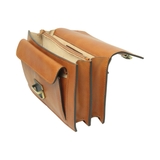 CLUTCH NAM MÀU NÂU NHẠT 073989CO – OLD ANGLER - SẢN XUẤT THỦ CÔNG TỪ ITALY