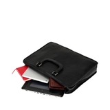 TÚI ĐỰNG LAPTOP DA VEGETABLE-TANNED CALFSKIN 81 - Black -  MEDICI OF FLORENCE - SẢN XUẤT THỦ CÔNG TẠI ITALIA