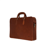 TÚI ĐỰNG LAPTOP DA CALFSKIN 83 - Havana -  MEDICI OF FLORENCE - SẢN XUẤT THỦ CÔNG TẠI ITALIA