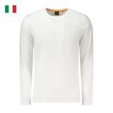 ÁO THUN DÀI TAY NAM MÀU TRẮNG - HUGO BOSS - NHẬP KHẨU CHÍNH HÃNG TỪ ITALIA