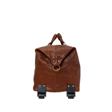 TÚI DU LỊCH CALFSKIN 1010 - Brown -  MEDICI OF FLORENCE - SẢN XUẤT THỦ CÔNG TẠI ITALIA