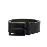 THẮT LƯNG DA THẬT NAM MÀU ĐEN - TOMMY HILFIGER - NHẬP KHẨU CHÍNH HÃNG TỪ Ý