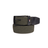 THẮT LƯNG DA NAM MÀU XANH RÊU - TOMMY HILFIGER - NHẬP KHẨU CHÍNH HÃNG TỪ Ý