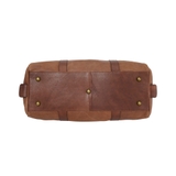 TÚI DU LỊCH DA CALFSKIN 1001-2 DL - Brown -  MEDICI OF FLORENCE - SẢN XUẤT THỦ CÔNG TẠI ITALIA