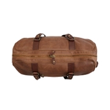 TÚI DU LỊCH DA CALFSKIN 1001-2 DL - Brown -  MEDICI OF FLORENCE - SẢN XUẤT THỦ CÔNG TẠI ITALIA