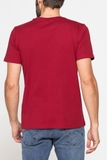 ÁO THUN NAM CỘC TAY BASIC MÀU ĐỎ DAHLIA IN LOGO – CARRERA JEANS - NHẬP KHẨU CHÍNH HÃNG TỪ Ý