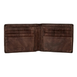 VÍ NAM MÀU NÂU 4207220 - RAUL - Brown – GIANNI CONTI - SẢN XUẤT THỦ CÔNG TỪ ITALY