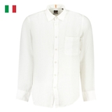 ÁO SƠ MI NAM DÀI TAY MÀU TRẮNG - BOSS - NHẬP KHẨU CHÍNH HÃNG TỪ ITALY