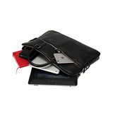 TÚI ĐỰNG LAPTOP DA CALFSKIN 110 - Black -  MEDICI OF FLORENCE - SẢN XUẤT THỦ CÔNG TẠI ITALIA