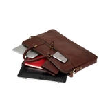 TÚI ĐỰNG LAPTOP DA CALFSKIN 110 - Heritage Brown -  MEDICI OF FLORENCE - SẢN XUẤT THỦ CÔNG TẠI ITALIA