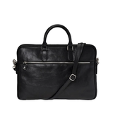TÚI ĐỰNG LAPTOP DA CALFSKIN 110 - Black -  MEDICI OF FLORENCE - SẢN XUẤT THỦ CÔNG TẠI ITALIA