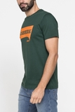 ÁO THUN NAM CỘC TAY BASIC MÀU XANH LÁ SYCAMORE IN LOGO – CARRERA JEANS - NHẬP KHẨU CHÍNH HÃNG TỪ Ý