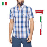 ÁO SƠ MI NAM CỘC TAY HỌA TIẾT KẺ CARO – CARRERA JEANS - NHẬP KHẨU CHÍNH NGẠCH TỪ Ý