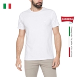 ÁO THUN NAM ĐỒNG MÀU CHẤT LIỆU COTTON HỮU CƠ – CARRERA JEANS - NHẬP KHẨU CHÍNH HÃNG TỪ Ý