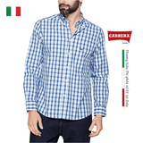 ÁO SƠ MI DÀI TAY NAM KẺ CARO 213A1230A – CARRERA JEANS - NHẬP KHẨU CHÍNH HÃNG TỪ Ý