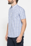 ÁO SƠ MI NAM CỘC TAY HỌA TIẾT KẺ CARO – CARRERA JEANS - NHẬP KHẨU CHÍNH NGẠCH TỪ Ý
