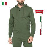 ÁO KHOÁC NỈ NAM LÔNG CỪU NHẸ CÓ MŨ – CARRERA JEANS - NHẬP KHẨU CHÍNH NGẠCH TỪ Ý