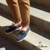 GIÀY LƯỜI DA LỘN NAM (DA THẬT) - DUCA DI MORRONE - SẢN XUẤT TẠI ITALY