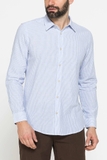 ÁO SƠ MI DÀI TAY NAM PHỐI VẢI LINEN VÀ COTTON HỌA TIẾT KẺ SỌC T220A1251X – CARRERA JEANS - NHẬP KHẨU CHÍNH NGẠCH TỪ Ý