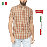 ÁO SƠ MI NAM CỘC TAY HỌA TIẾT KẺ CARO – CARRERA JEANS - NHẬP KHẨU CHÍNH NGẠCH TỪ Ý