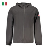 ÁO KHOÁC GIÓ NAM CÓ MŨ MÀU ĐEN - TOMMY HILFIGER - NHẬP KHẨU TRỰC TIẾP TỪ ITALY