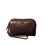 CLUTCH DA THẬT NAM MÀU NÂU 1812105-28 – GIANNI CONTI - SẢN XUẤT THỦ CÔNG TẠI ITALY