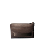 CLUTCH DA THẬT NAM MÀU NÂU 1812212-28 - GIANNI CONTI - SẢN XUẤT THỦ CÔNG TẠI ITALY