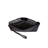 CLUTCH NAM MÀU NÂU ĐEN DA THẬT – GIANNI CONTI - SẢN XUẤT THỦ CÔNG TỪ ITALY