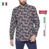 ÁO SƠ MI DÀI TAY NAM HỖN HỢP LANH VÀ COTTON – CARRERA JEANS - NHẬP KHẨU CHÍNH HÃNG TỪ Ý